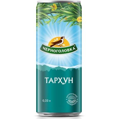 Напиток Черноголовка Тархун сильногазированный ж/б