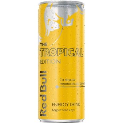 Напиток энергетический Red Bull Tropical Edition ж/б
