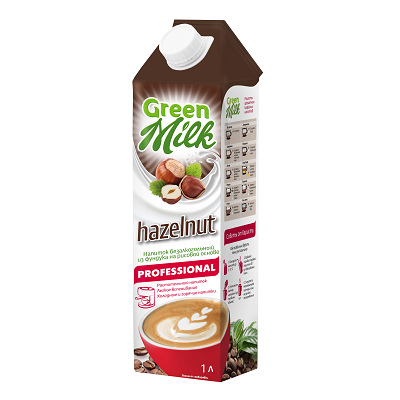Напиток Green Milk безалкогольный фундук Hazelnut PROFESSIONAL на рисовой основе