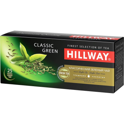 Чай Хилвей Классик Грин зелёный 25 пак.