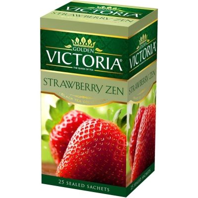 Чай Golden Victoria Strawberry Zen 25 пак.