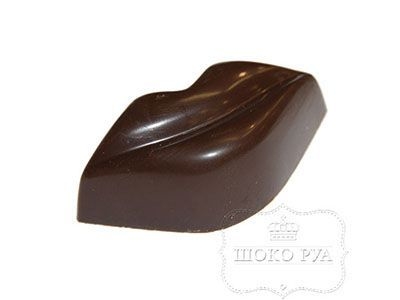Шоколадные конфеты со сливочной начинкой в темном шоколаде (лимон)