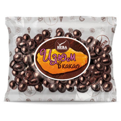 Драже Нева изюм в какао-порошке с ароматом ванили