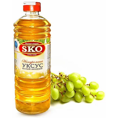 Уксус SKO натуральный белый винный, пэт/б