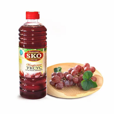 Уксус SKO натуральный красный винный, пэт/б
