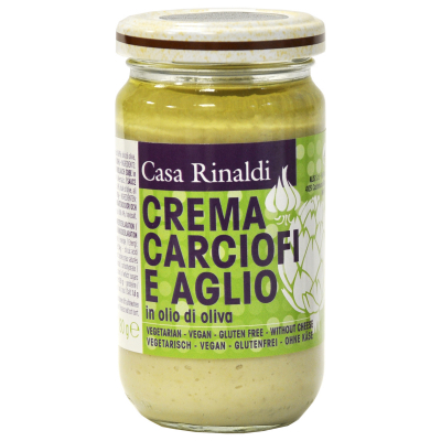 Крем-Паста Casa Rinaldi из артишоков, чеснока в оливковом масле