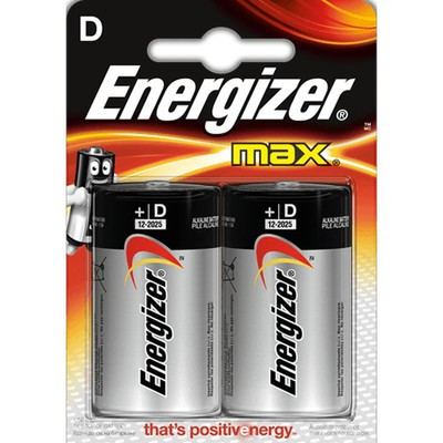 Батарейка Energizer MAX LR20 D 2шт