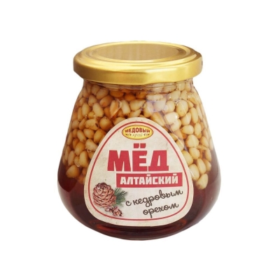 Алтайский мёд с кедровым орехом