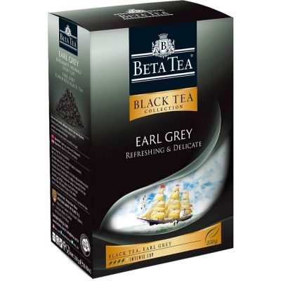 Чай Бета Чай черный Бергамот картон