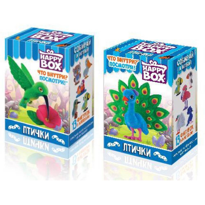 Be happy box. Игрушка с карамелью "Happy Box" птички 18г 1х4х10. Хэппи бокс птички. Хэппи бокс джунгли игрушка. Конфеты Happy Box.
