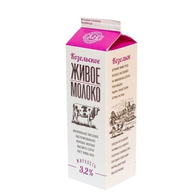 Молоко живое Козельское 3,2%