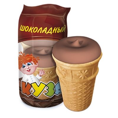 Мороженое РосФрост КУЗЯ шоколад Стакан