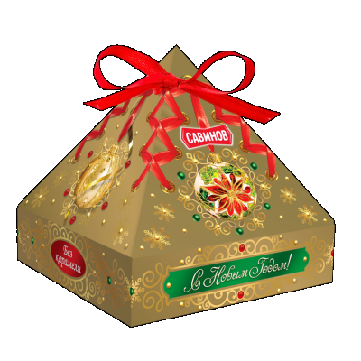 Кондитерский набор конфет Савинов Пирамидка  конфет в художественной упаковке