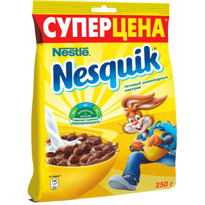Готовый завтрак Nestle Nesquik Шоколадные шарики