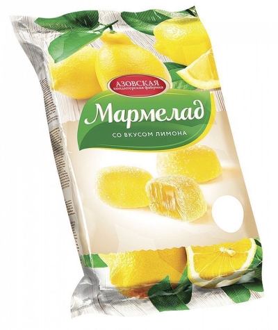 Мармелад Азовская кондитерская фабрика Сочный лимон