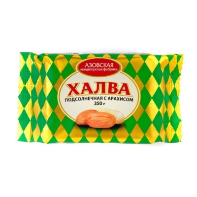 Халва Азовская кондитерская фабрика подсолнечная с арахисом