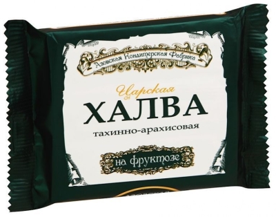 Халва Азовская кондитерская фабрика тахинно-арахисовая на фруктозе
