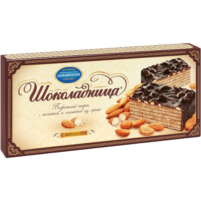 Торт Коломенское Шоколадница с миндалем