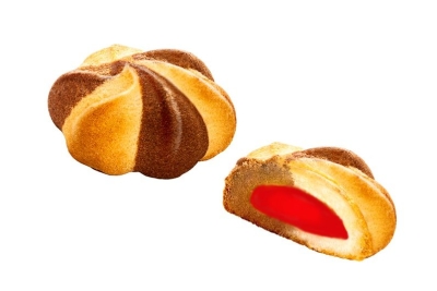 Печенье Белогорье Шапито с клубничной начинкой 