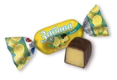 Конфеты Пензенская КФ Забавы вкус лимон