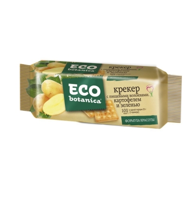 Крекер Eco botanica пищевые волокна картофель зелень