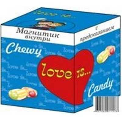 Жевательные конфеты ЛАВ ИЗ (LOVE IS) МИКС (с магнитом)