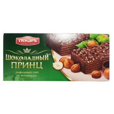 Торт Славянка  Шоколадный принц с фундуком