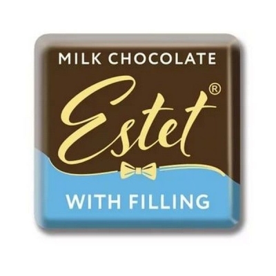 Шоколад-мини Славянка Эстет (Estet) молочный со сливочной начинкой