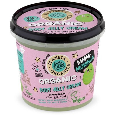 Гель для тела Planeta Organica Skin Super Food Увлажняющий Mmm-moringa