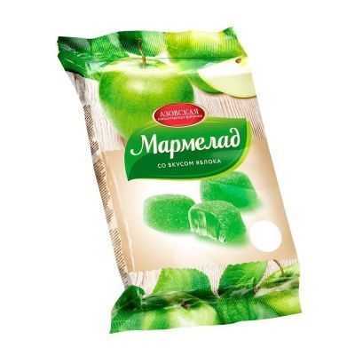 Мармелад желейный Азовская кондитерская фабрика вкус яблока