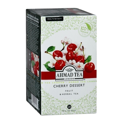 Чай травяной Ahmad Tea с вишней и шиповником 20 пак