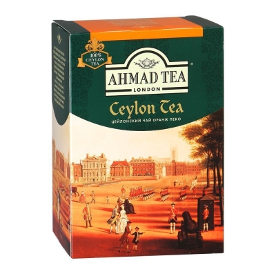 Чай черный Ahmad Tea Цейлонский Оранж Пеко ж/б