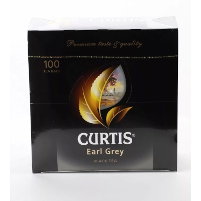 Чай черный Curtis Earl Grey 100 сашетов