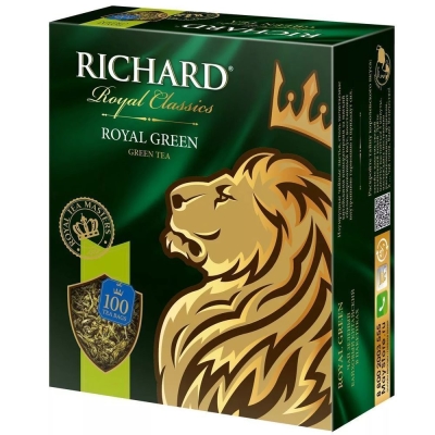 Чай зеленый Richard Royal Green 100 пак.