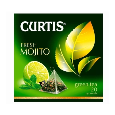 Чай зеленый Curtis Мохито 20 пирамидок