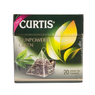 Чай зеленый Curtis Gunpowder green 20 пирамидок