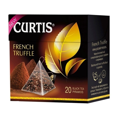 Чай черный Curtis Французский трюфель 20 пирамидок