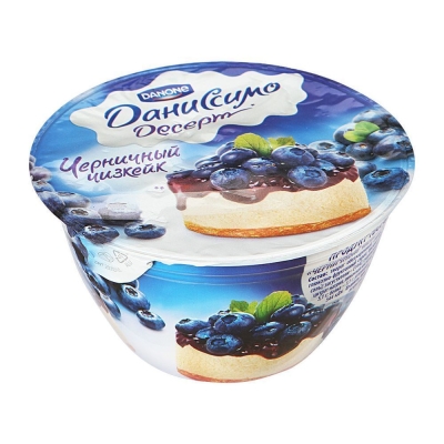 Десерт творожный Даниссимо Черничный чизкейк