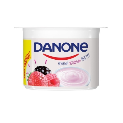 Йогурт Данон нежный лесные ягоды