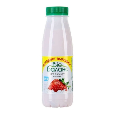 Йогурт питьевой БиоБаланс клубника