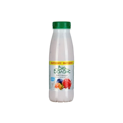 Йогурт питьевой БиоБаланс малина-черника-морошка