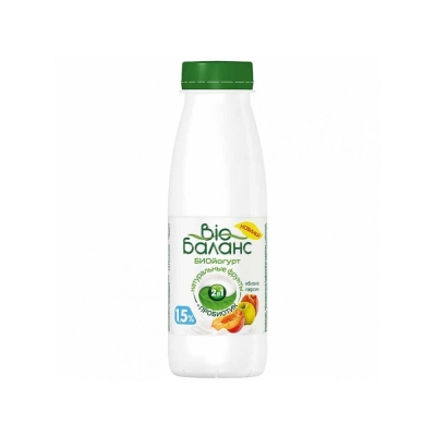Йогурт питьевой БиоБаланс яблоко-персик