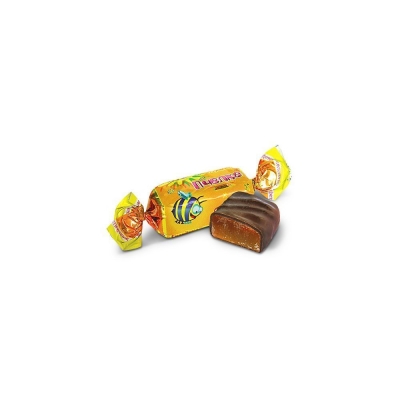 Конфеты Би-энд-Би Пчелка (Сгущенка) желейные в шоколадной глазури