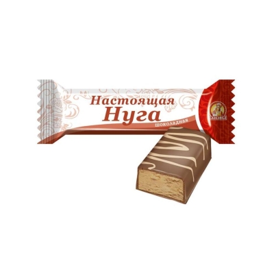 Батончик Славянка Настоящая нуга шоколад