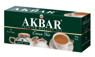 Чай Акбар Зеленый 25 пак.