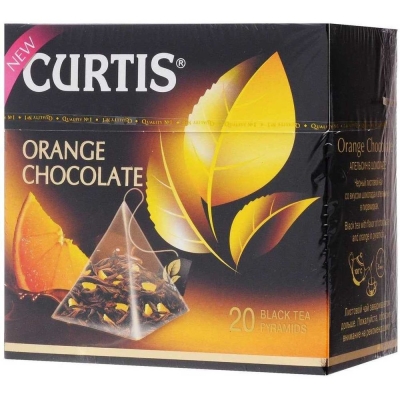 Чай Кёртис Апельсин в шоколаде 20 пирамидок