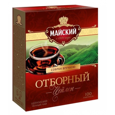 Чай Майский Отборный 100 пак.