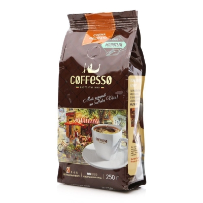 Кофе Coffesso Crema Delicato молотый