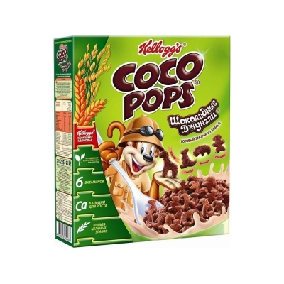 Готовый завтрак Kellogg's Coco Pops Шоколадные джунгли