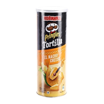 Чипсы Pringles Tortilla Кукурузные со вкусом сыра начо
